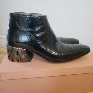Acne Studios Patent Leather Booties